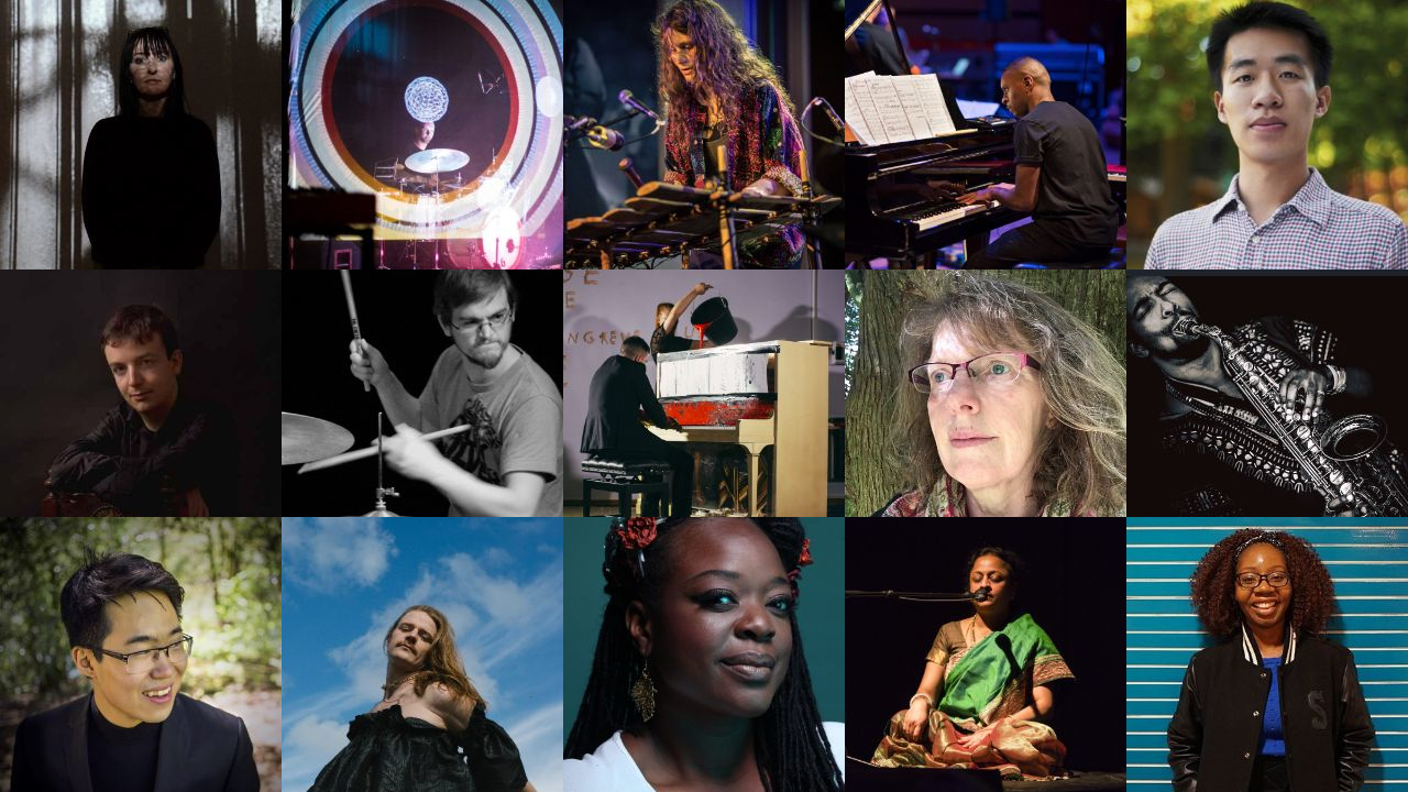 Collage of New Voices 2018 participants